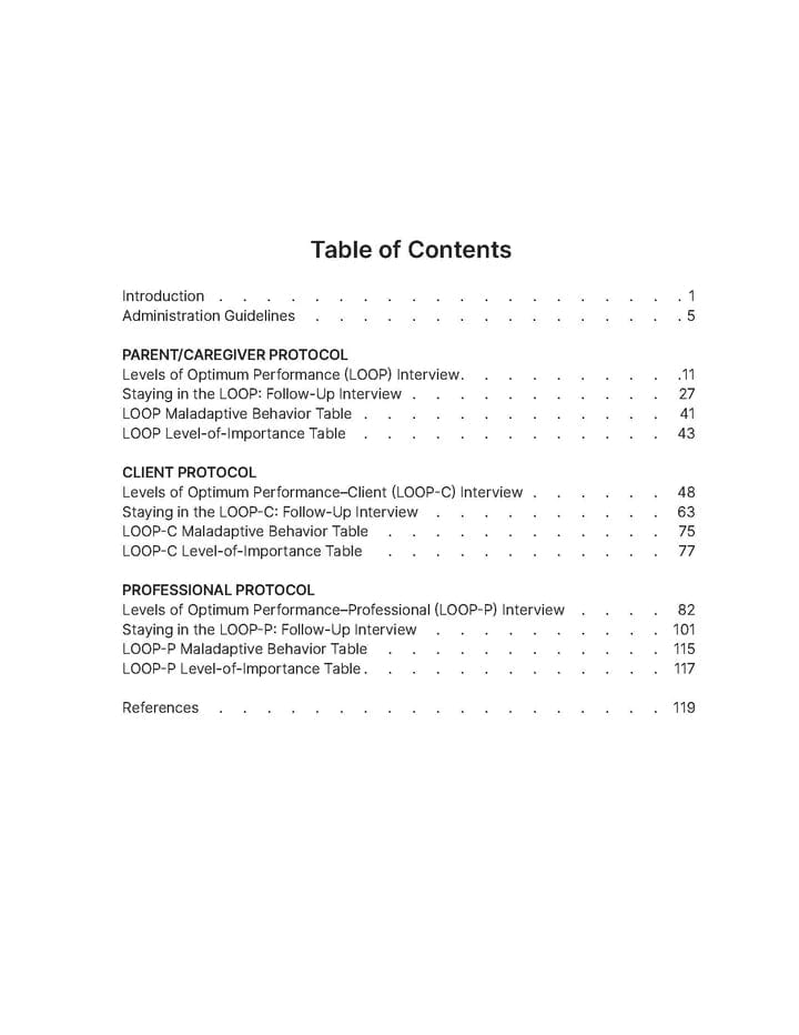 Meaningful Outcomes Treatment & Assessment Scale The MOTAS Full Bundle: Guide, LOOP Interviews, and the Scoring Sheets