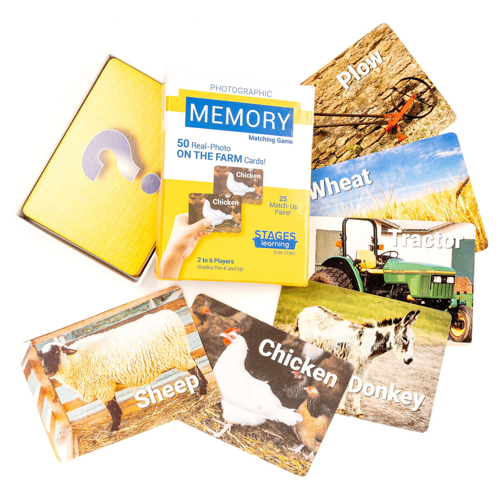 On The Farm Memory Game