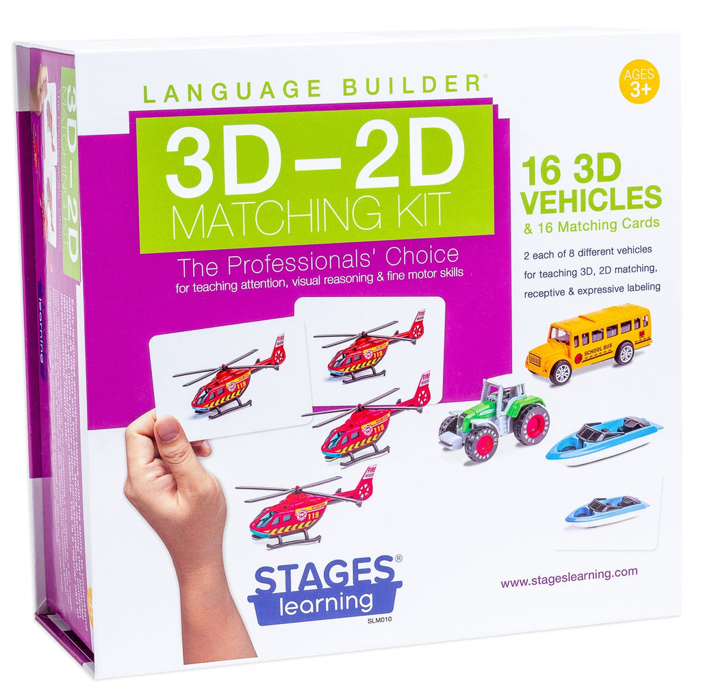 Language Builder 3D - 2D Vehicles Matching Kit