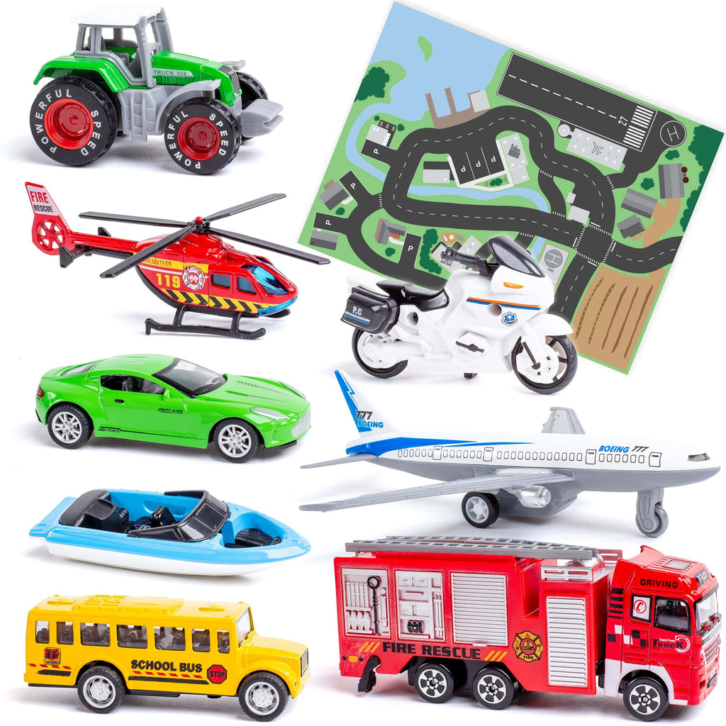 Play Builder Vehicles with Learn & Play Mat