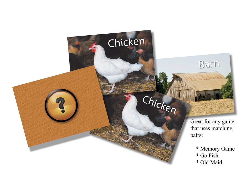 On The Farm Memory Game